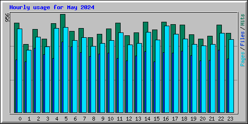 Hourly usage for May 2024